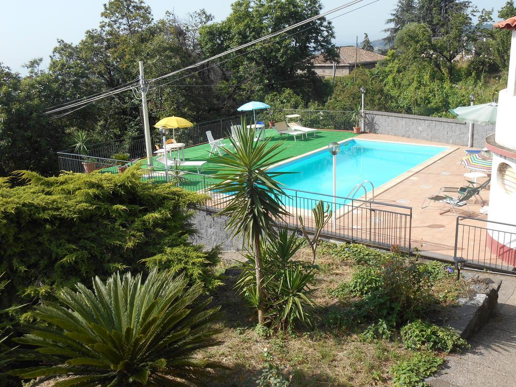 Al Villino Sunshine In Villa Con Piscina Ed Idromassaggio SantʼAlfio Eksteriør billede